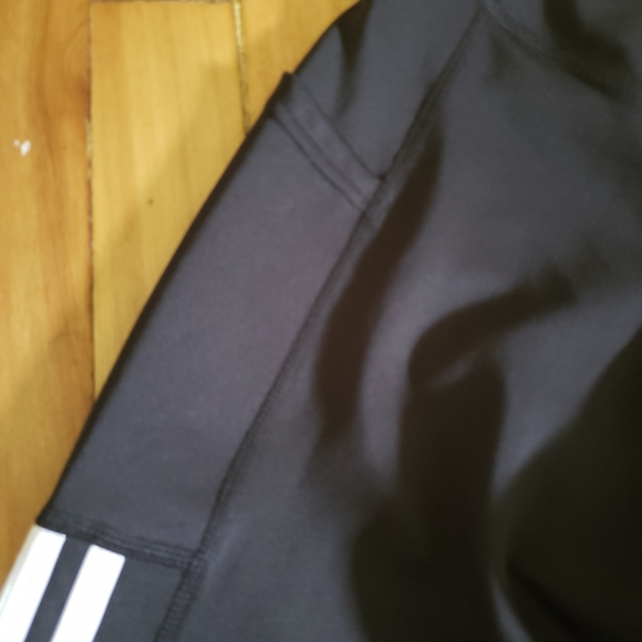 🏷ADIDAS Womens Lightweight High Rise 3-Stripe Mesh 7/8 Leggings - M - Picture 8 of 11